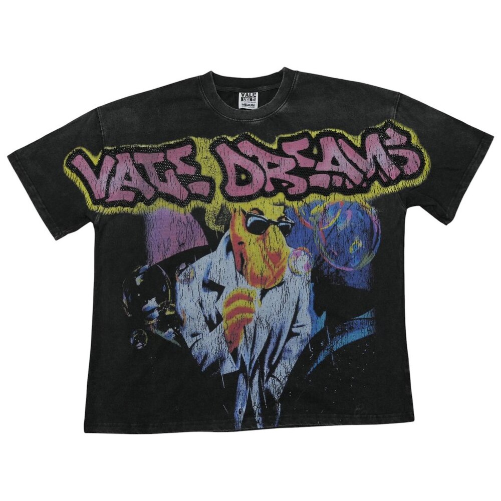 Vale Forever Camel Bling Big T-Shirt Vintage Black